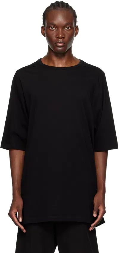 Rick Owens Black Porterville Jumbo T-shirt In 09 Black