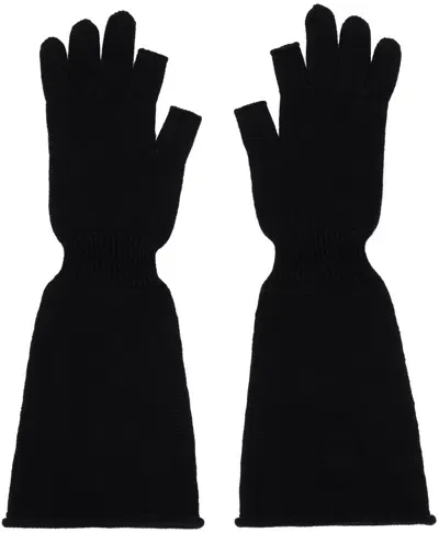 Rick Owens Black Porterville Sphinx Gloves