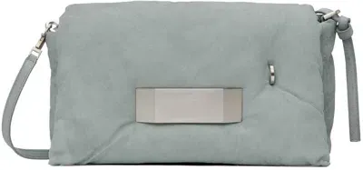 Rick Owens Blue Porterville Big Pillow Griffin Bag In 36 Pale Blue