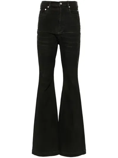 Rick Owens Bolan Bootcut Denim Clothing In Black