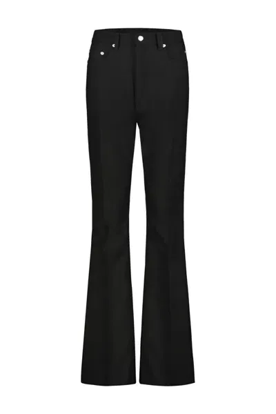 Rick Owens Bolan Bootcut Pant In Wool Clothing In Black