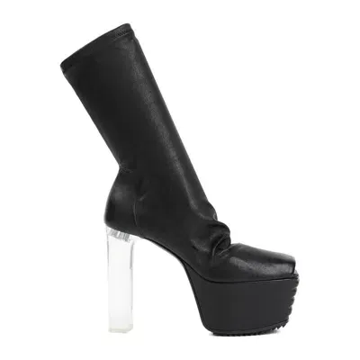 Rick Owens Boots In Black