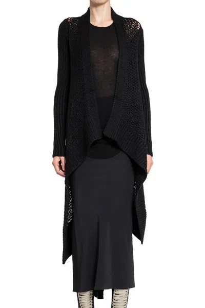 Rick Owens Cardigan In Black