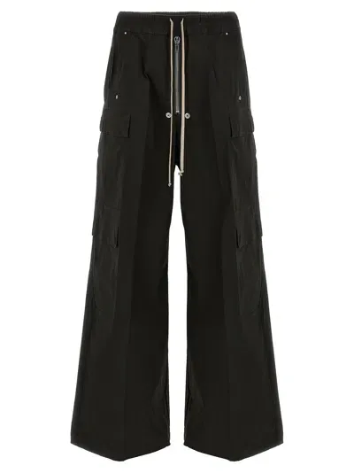 Rick Owens Cargobelas Poly Pants In 09 Black