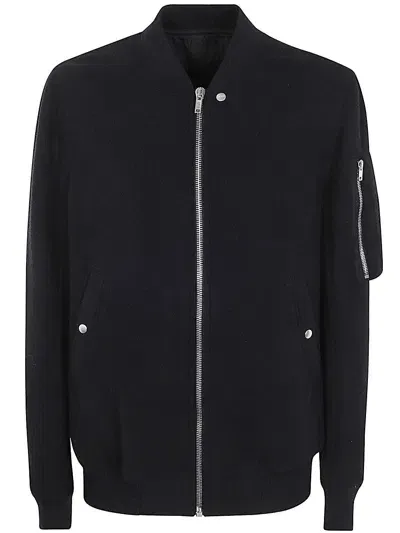 Rick Owens Classic Flight Bomber In Negro