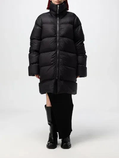 Rick Owens Coat  Woman Color Black In Schwarz