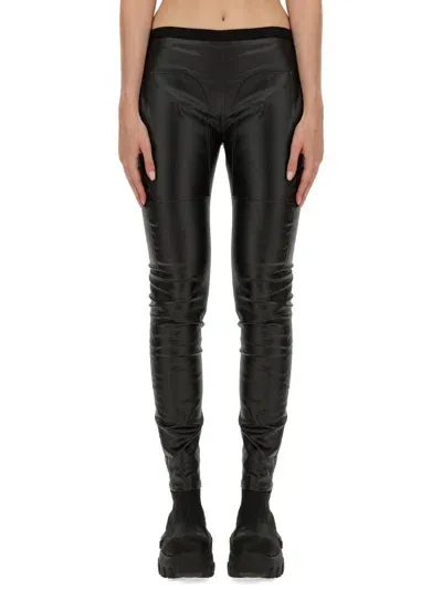 Rick Owens Denim Leggings In Black