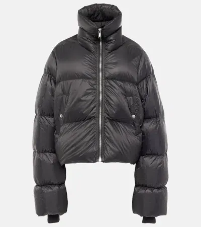 Rick Owens Down Jacket In Black