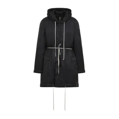 Rick Owens Drkshdw Coat In Black