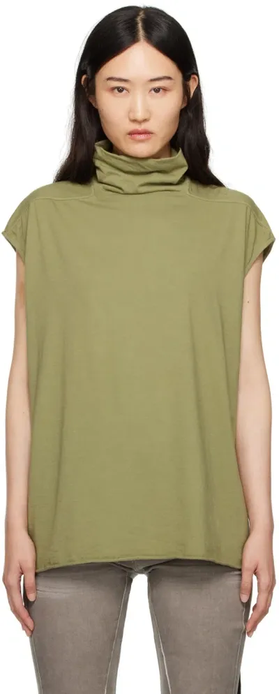 Rick Owens Drkshdw Green Porterville Edfu T Top In 85 Sage