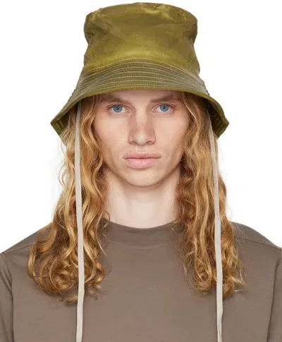 Rick Owens Drkshdw Green Porterville Gilligan Bucket Hat In 85 Sage