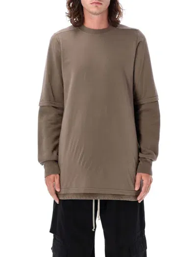 Rick Owens Drkshdw Hustler T-shirt In Brown