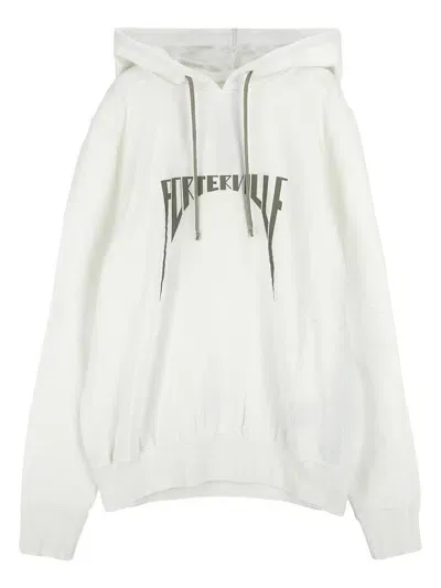 Rick Owens Drkshdw Oversized Hoodie In Cream