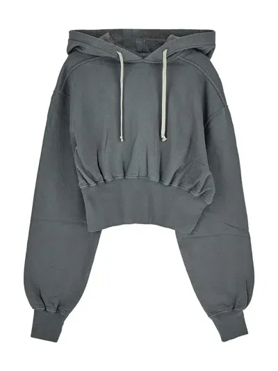 Rick Owens Drkshdw Tatlin Hoodie In Black