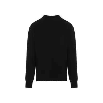 Rick Owens Fisherman Black Wool Pullover