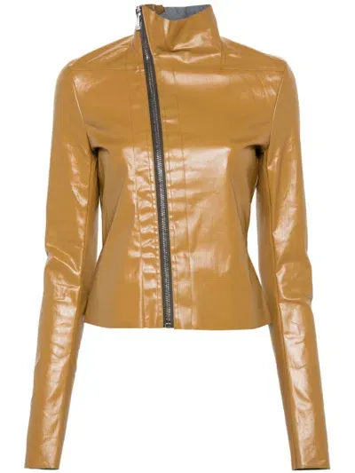 Rick Owens Gary Jacket In Yellow