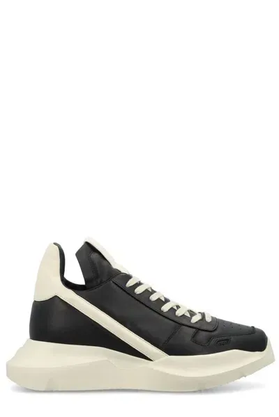 Rick Owens Geth Runner Sneakers In Black