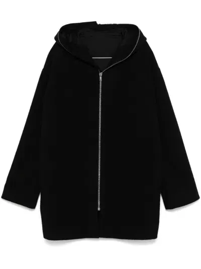 Rick Owens Gimp Coat In Black