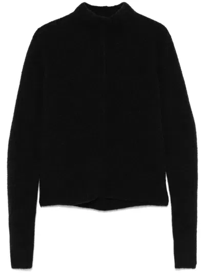 Rick Owens Headon Lupetto Sweater In Black