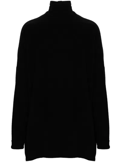 Rick Owens Jumbo Tabard Sweatshirt In Black