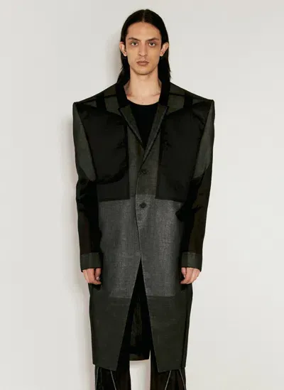 Rick Owens Lido Tatlin Coat In Black