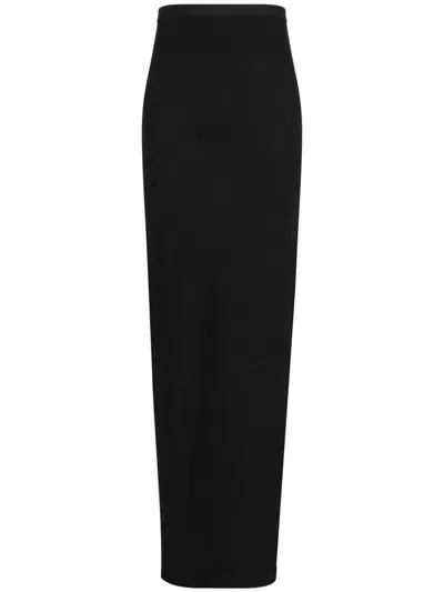 Rick Owens Long Coda Skirt In Black