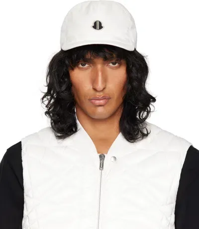 Rick Owens Moncler +  Off-white Baseball Cap In 41 Milk