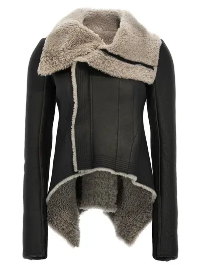 Rick Owens Naska Biker Fur Black