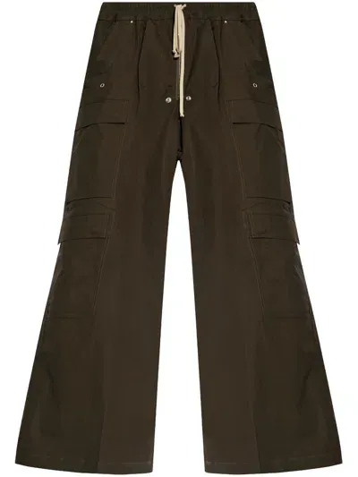 Rick Owens Oversized Wide-legged Trousers In Brown