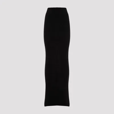 Rick Owens Pillar Skirt In Black