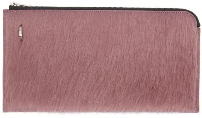 Rick Owens Pink Invite Envelope Wallet In 63 Dusty Pink