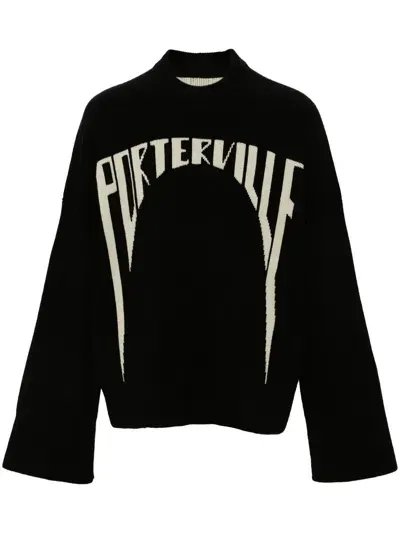 Rick Owens Porterville Jumbo Crewneck In Black