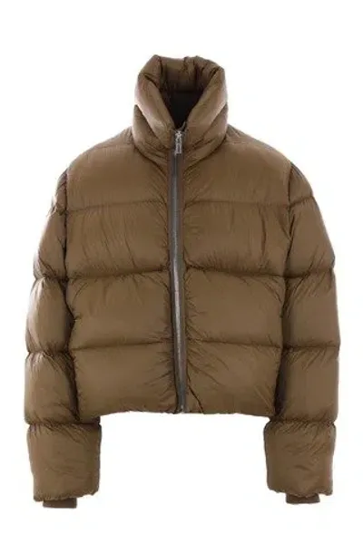 Rick Owens Porterville Turtle Jacket In Brown