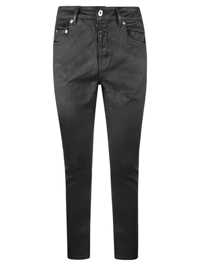 Rick Owens Skinny Fit Jeans In Black