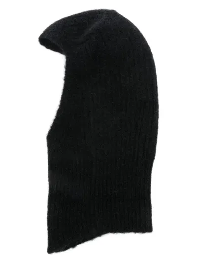 Rick Owens Skull Balaclava In Black