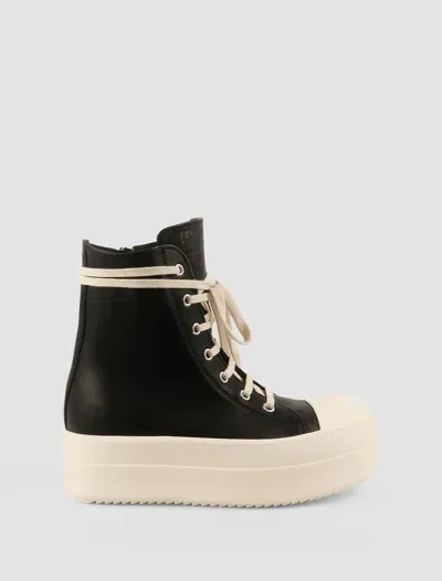 Rick Owens Sneakers Mega Bumper In Black,milk,milk