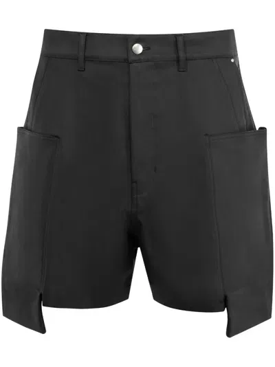 Rick Owens Stefan Cargo Shorts In Black