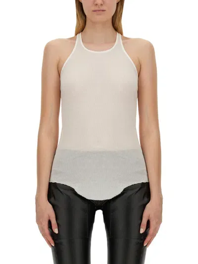 Rick Owens Tank Top In White