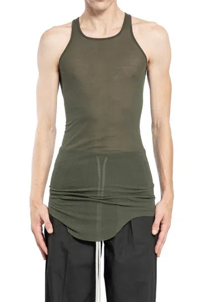 Rick Owens Tank Tops In Green