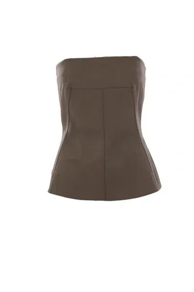 Rick Owens Top In Brown