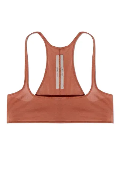 Rick Owens Unhorny Top In Brown