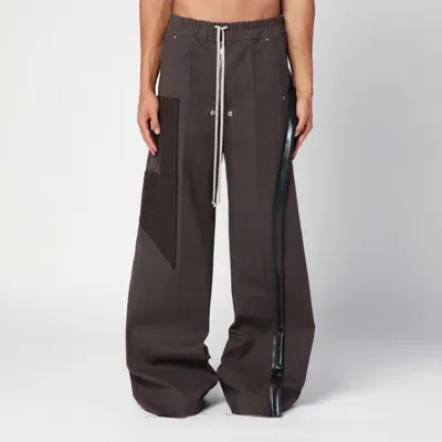 Rick Owens Wide Bela Brown Trousers