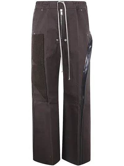 Rick Owens Wide Bela Pants Clothing In Grey