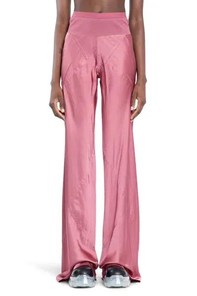 Rick Owens Wide Leg In Pink