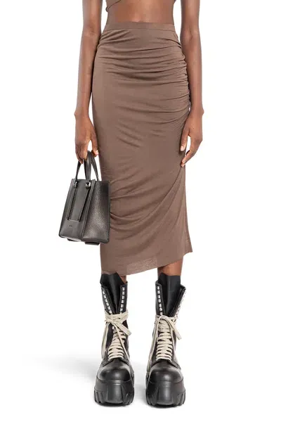 Rick Owens Woman Beige Skirts