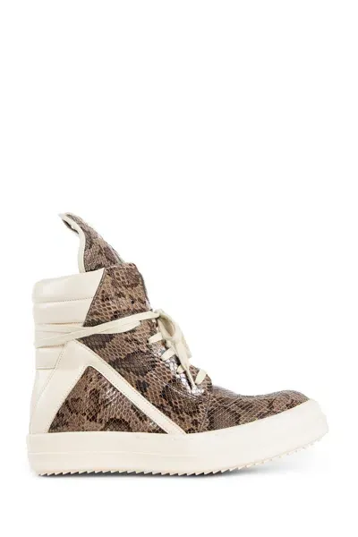 Rick Owens Woman Beige Sneakers