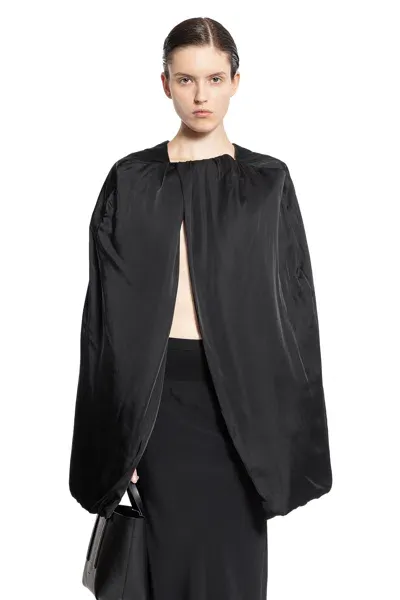 Rick Owens Woman Black Coats