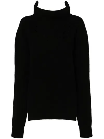 Rick Owens Fisherman Tabard Jumper In Black