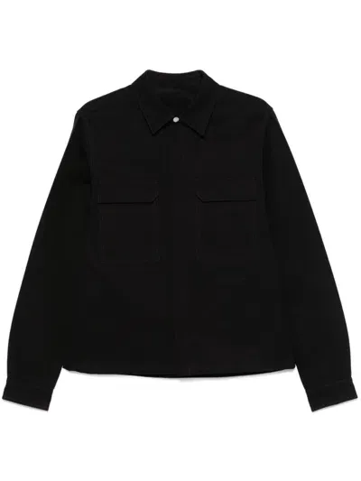 Rick Owens Black Cropped Shirt