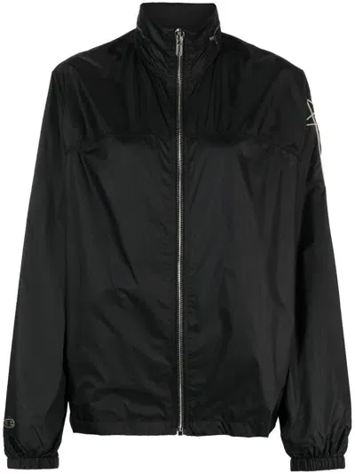 Rick Owens Black Champion Edition Mountain Bomber Jacket